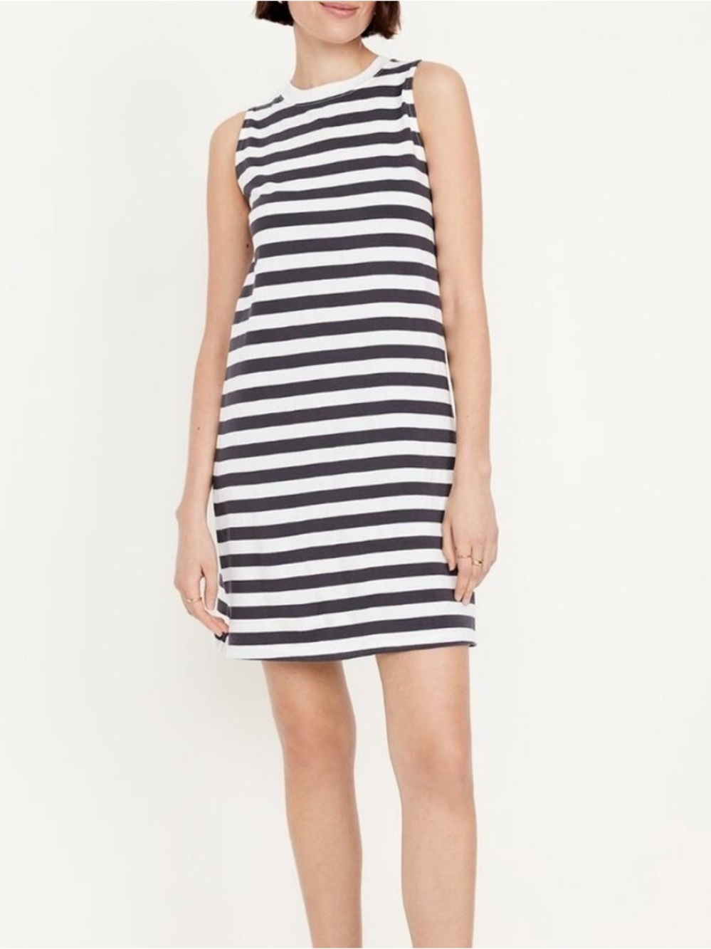 [OLD NAVY] SLEEVELESS STRIPED TSHIRT DRESS